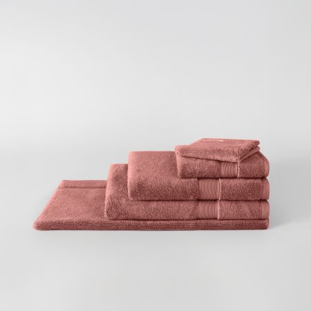 Ultra-Light Luxury Towel Range in Burnt Red